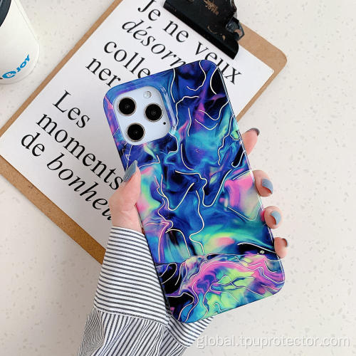 Matte Phone Case Marbled Silicone TPU Phone Case For IPhone Factory